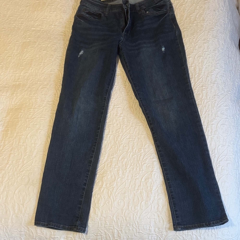 Kut from the Kloth Dark Blue Straight Leg Jeans